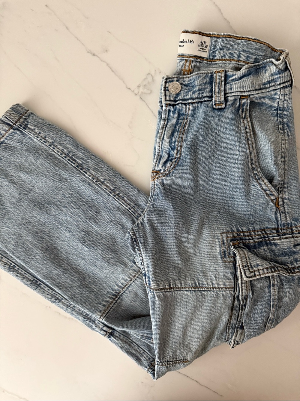 Abercrombie & Fitch baggy Light Blue boys  Denim Jeans